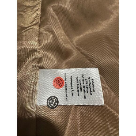 Talbots tweed fringe jacket button front 20W - Picture 7 of 11